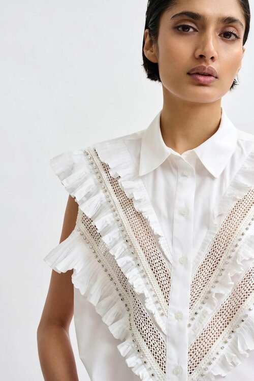 Essentiel Antwerp Weiße Bluse