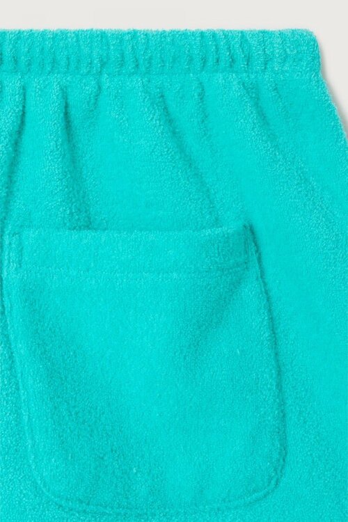 American Vintage Türkis Flauschig kurz