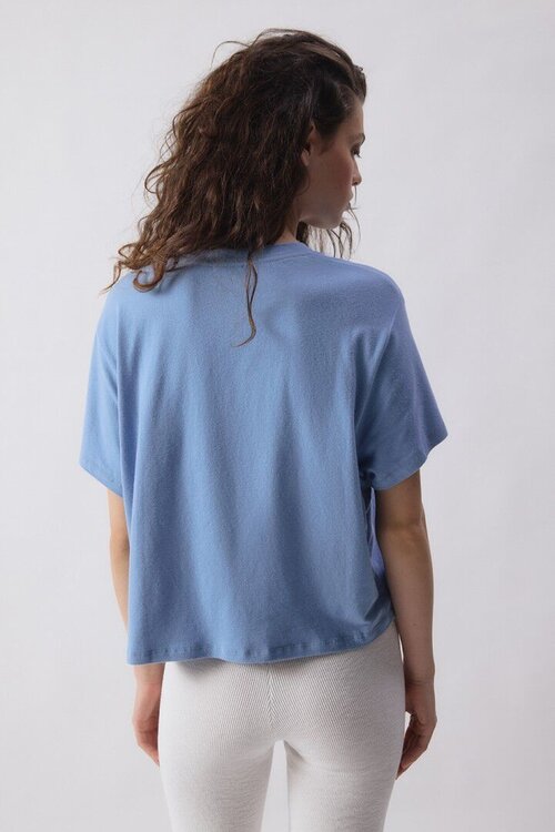 American Vintage Blaues T-Shirt