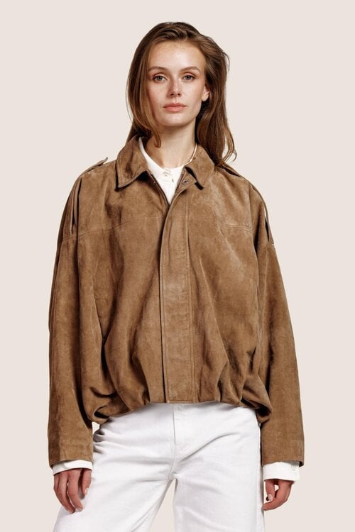 Alter Ego Sand Wildlederjacke