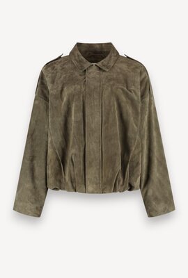 Alter Ego Olive Wildlederjacke