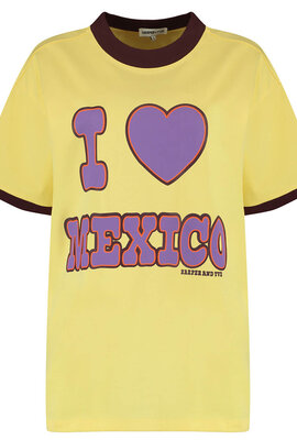 Harper & Yve Gelbes Mexiko-T-Shirt