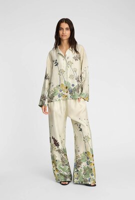 Munthe Creme Stickerei Faiza Bluse