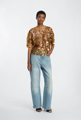 Munthe Goldenes Belmira Top