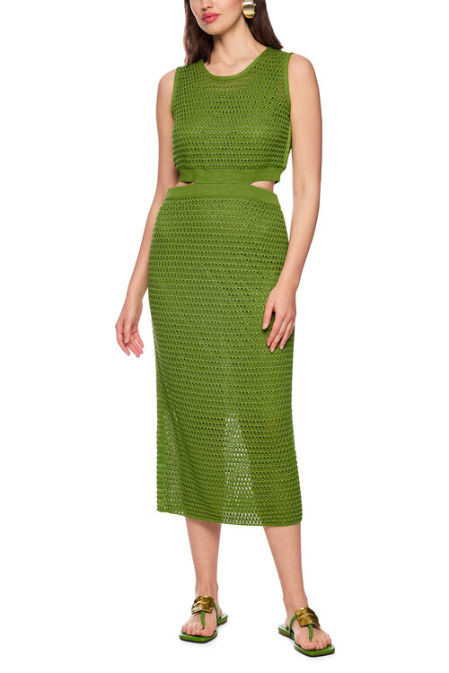 Marc Cain Khakifarbenes Kleid