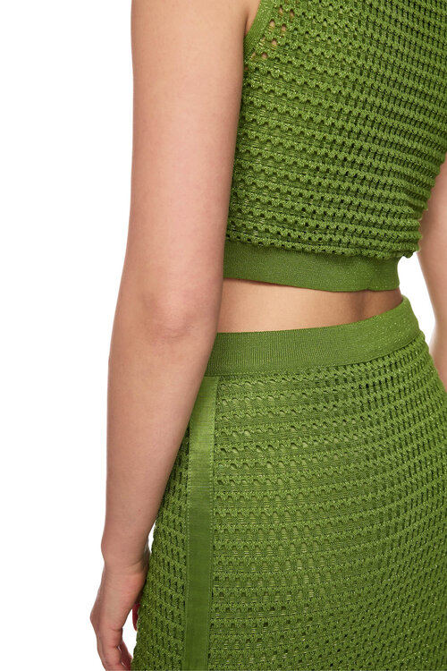 Marc Cain Khakifarbenes Kleid