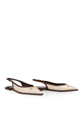 Marc Cain Braune Ballerinas
