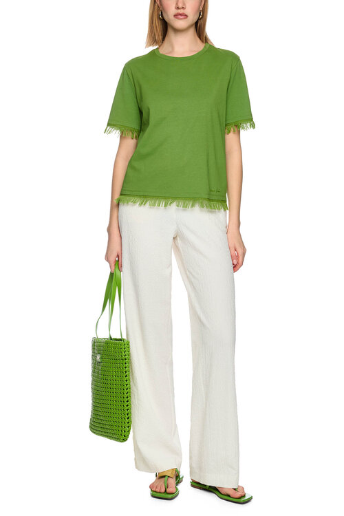 Marc Cain Khakifarbenes T-Shirt