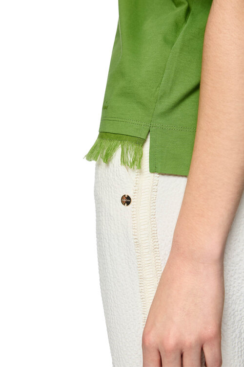 Marc Cain Khakifarbenes T-Shirt