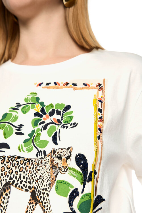 Marc Cain Off White T-Shirt