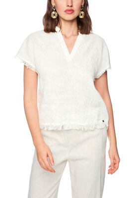 Marc Cain Ecru Blusenhemd