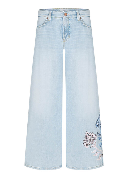 Cambio Hellblaue Palazzo-Jeans