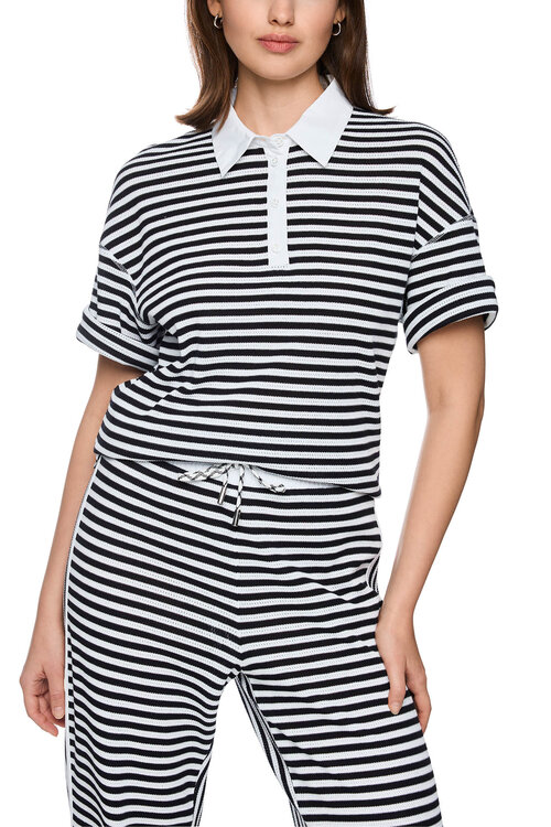 Marc Cain Marineblaues Poloshirt