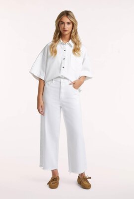 Circle Of Trust Weiß Boston Denim Weit Bein