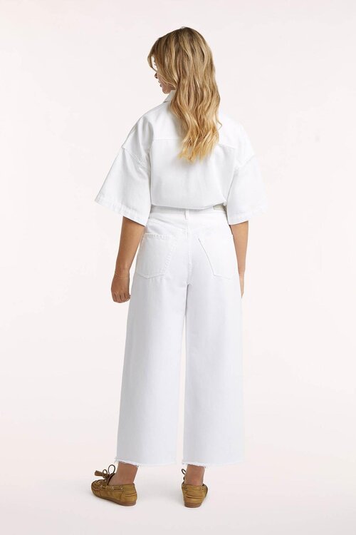 Circle Of Trust Weiß Boston Denim Weit Bein