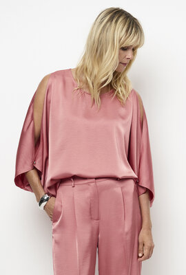 Dante 6 Koralle Risette Satin Top