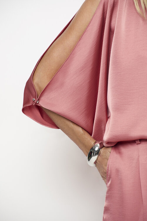 Dante 6 Koralle Risette Satin Top