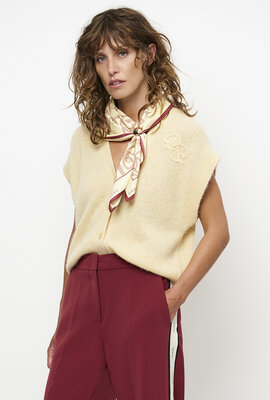 Dante 6 Gelbe Zyra-Strickjacke