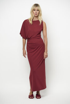Dante 6 Bordeaux Alili Asymmetrisches Kleid
