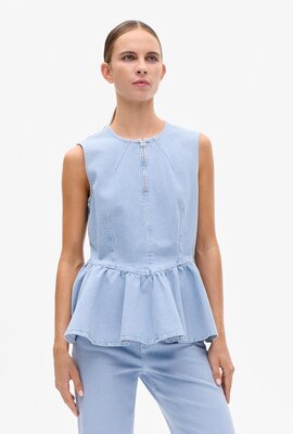 Baum Und Pferdgarten Denim Blaue Bluse