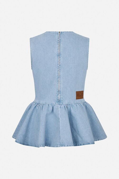 Baum Und Pferdgarten Denim Blaue Bluse