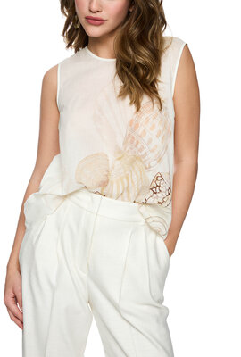 Marc Cain Off White Top