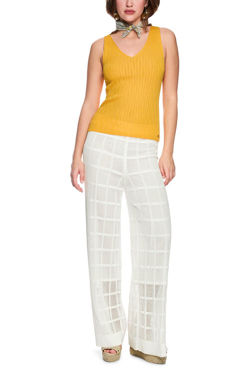 Marc Cain Off White Hose