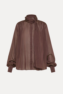 Forte_Forte Chocolat Bluse