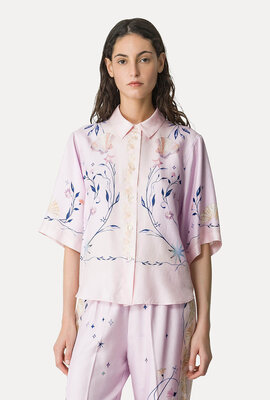 Forte_Forte Hellrosa Bluse