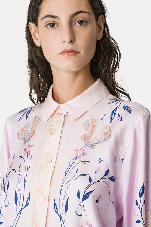 Forte_Forte Hellrosa Bluse