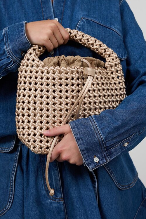 Marrea Champagner Neopren Tasche