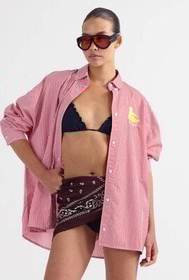 Stieglitz Rote Lua Bluse