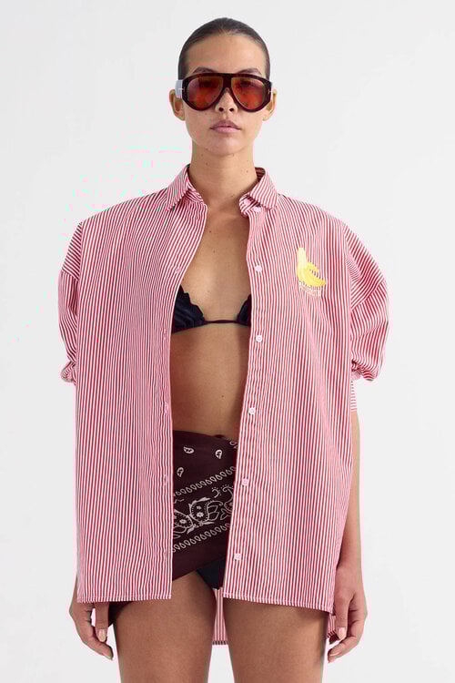 Stieglitz Rote Lua Bluse