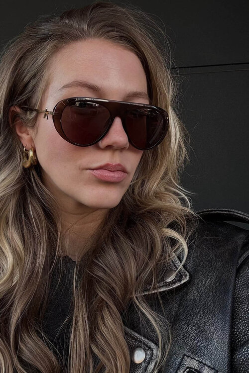 Nulá Braune Sonnenbrille