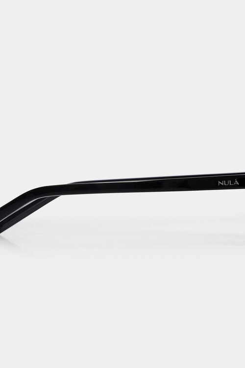 Nulá Schwarze Sonnenbrille