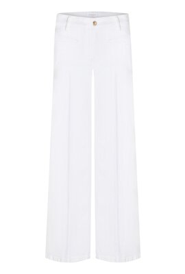 Cambio Weiße Tess Straight Jeans