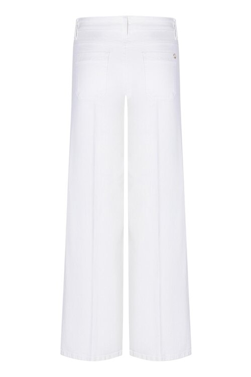 Cambio Weiße Tess Straight Jeans