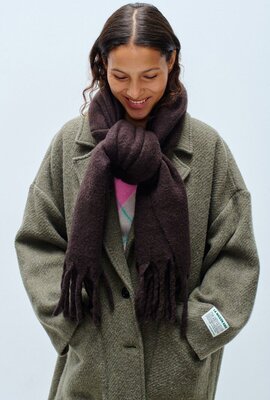 American Vintage Brauner Strickschal