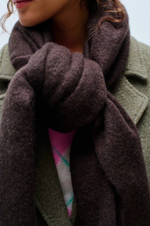 American Vintage Brauner Strickschal