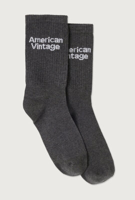 American Vintage Anthrazit Socken