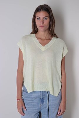 Absolut Cashmere Lime Samantha ärmelloser Pullover