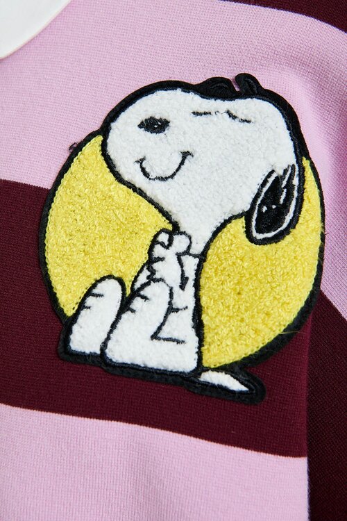 Essentiel Antwerp Bordeaux Gestreiftes Embo Polo