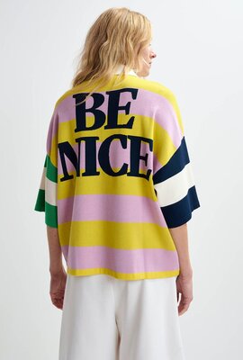 Essentiel Antwerp Gelb Gestreiftes Embo Polo