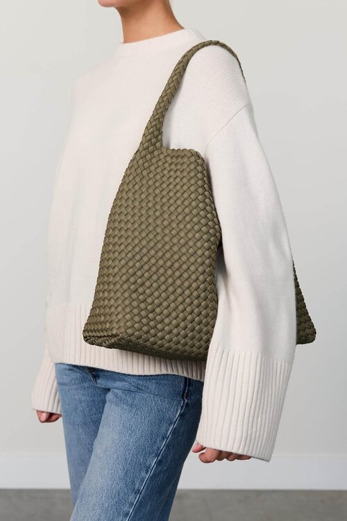 Marrea Dunkeloliv Neopren Tasche