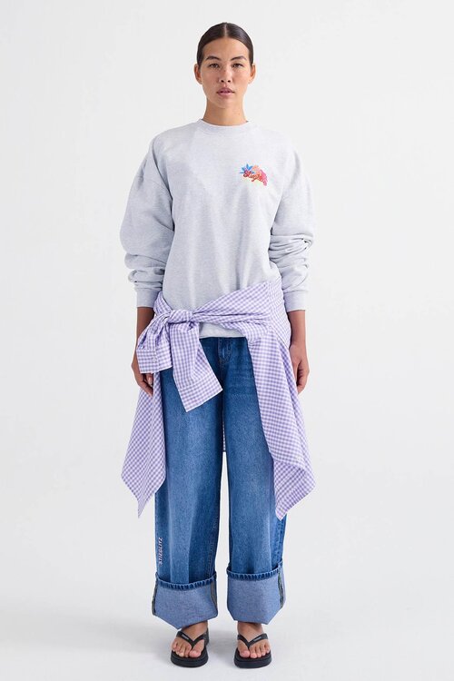 Stieglitz Graumelange Glenda Pullover