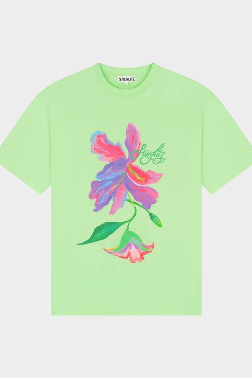 Stieglitz Grünes Philo Oversized T-Shirt