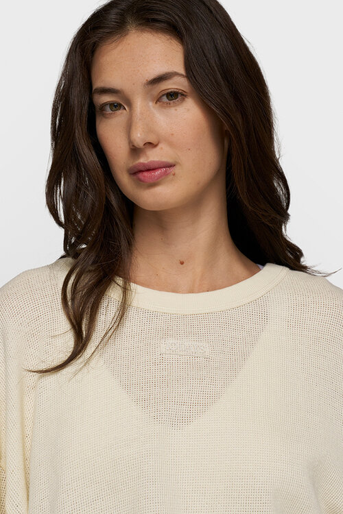 10Days Vanille-Pullover aus Mesh