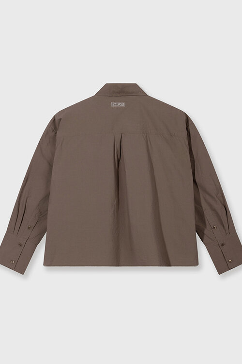 10Days Moonrock Cropped Shirt Popeline