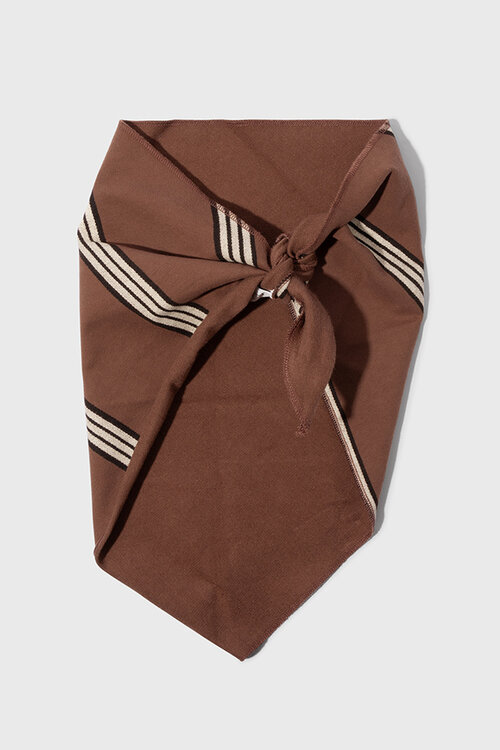 10Days Tiefbraune Bandana-Streifen