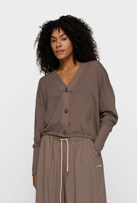 10Days moonrock V-Ausschnitt Cardigan Mesh